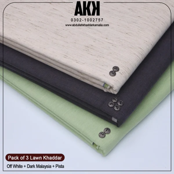 PACK OF 3 SUIT (Pist+Off White Dot+Malaysia)