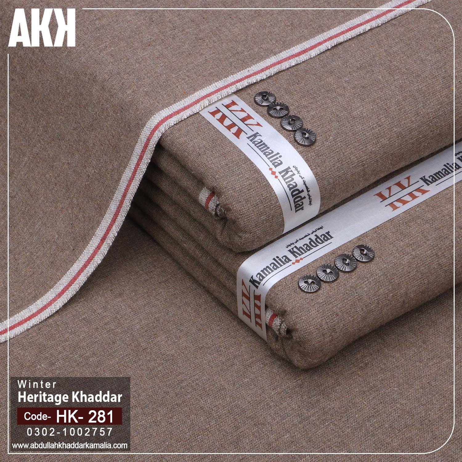 WINTER HERITAGE KHADDAR HK-281