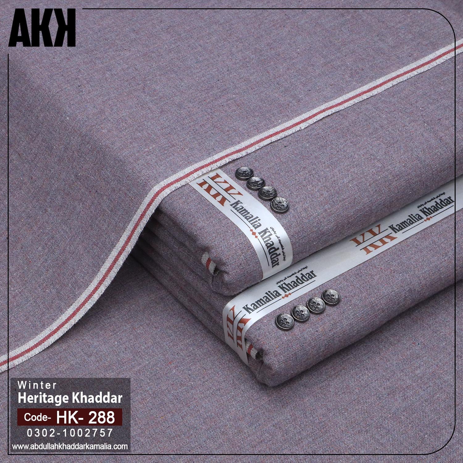 WINTER HERITAGE KHADDAR HK-288