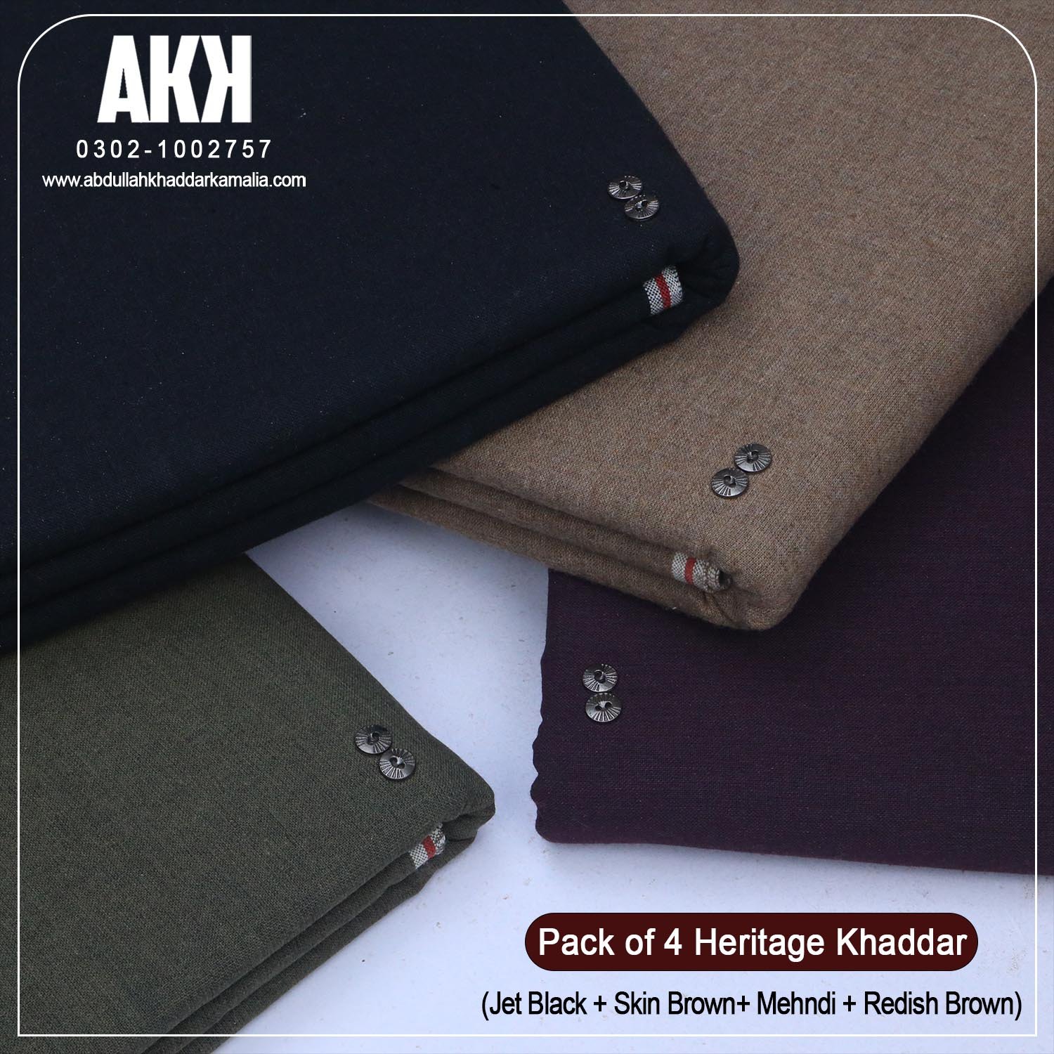 PACK OF 4( Jet Black+Skin Brown+Mehndi+Redish Brown)