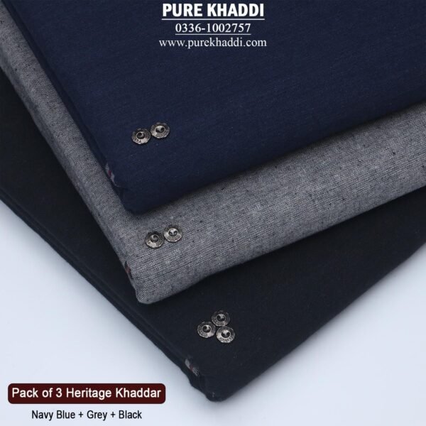 PACK OF 3(Navy Blue+Grey+Black)