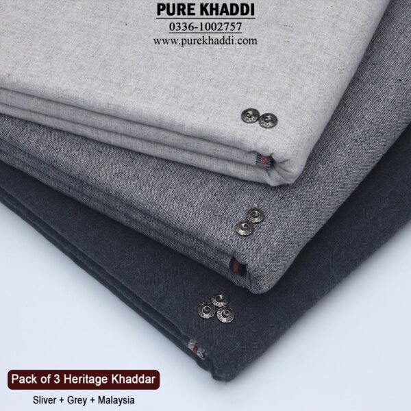 PACK OF 3(Sliver+Grey+Malaysia)