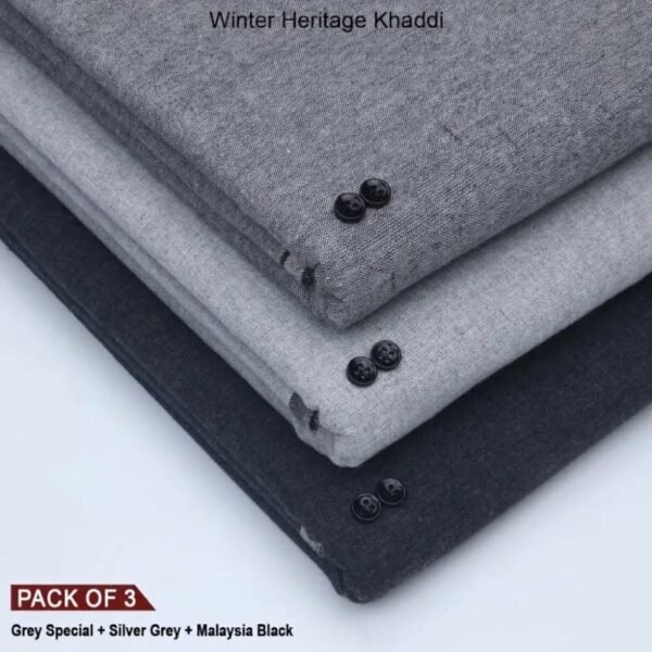 PACK OF 3 (GREY SPECIAL + SILVER GREY + MALAYSIA BLACK)